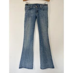 Rock & Republic Denim Roth Skynard Flare Boot Cut Jeans Light-Medium Womens 27